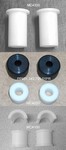 Sway Bar Bushing - Front Complete Set, Racers Edge Delrin
