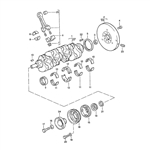 477.105.276 Porsche 944 Flywheel Reference Screw