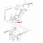 941.356.047.10 Porsche 944 Fuel Line