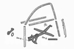 Manual Window Conversion Parts