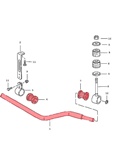 Porsche 968 M030 Front Sway Bar