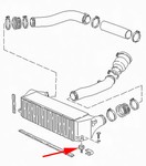 999.703.315.00 Porsche 944 Turbo Intercooler Shock Mount