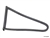 Quarter Window Glass Seal - Right - Coupe - OEM