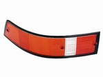 Tail Light Lens - Left Rear - USA Black Trim - OEM