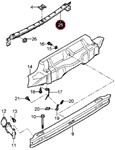 Bumper Cover Support, Rear