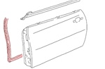 941.537.092.10 Porsche Door Seal
