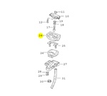 944.512.365.01 Porsche Rear Hatch Latch or Lock Pin Left Gasket