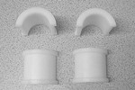 Sway Bar Bushing - Front Center, Racers Edge Delrin