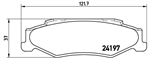 Pagid Race Pad Set - U8109